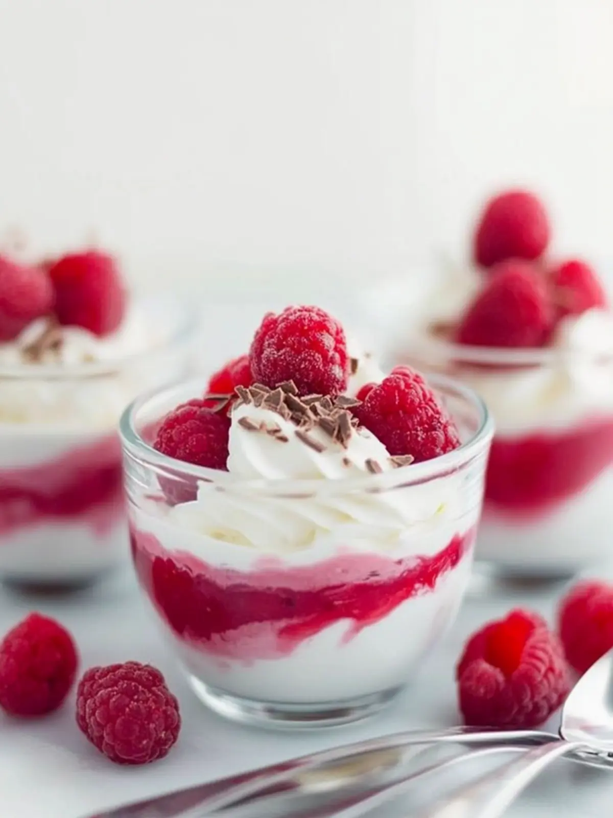 Raspberry White Chocolate Mousse