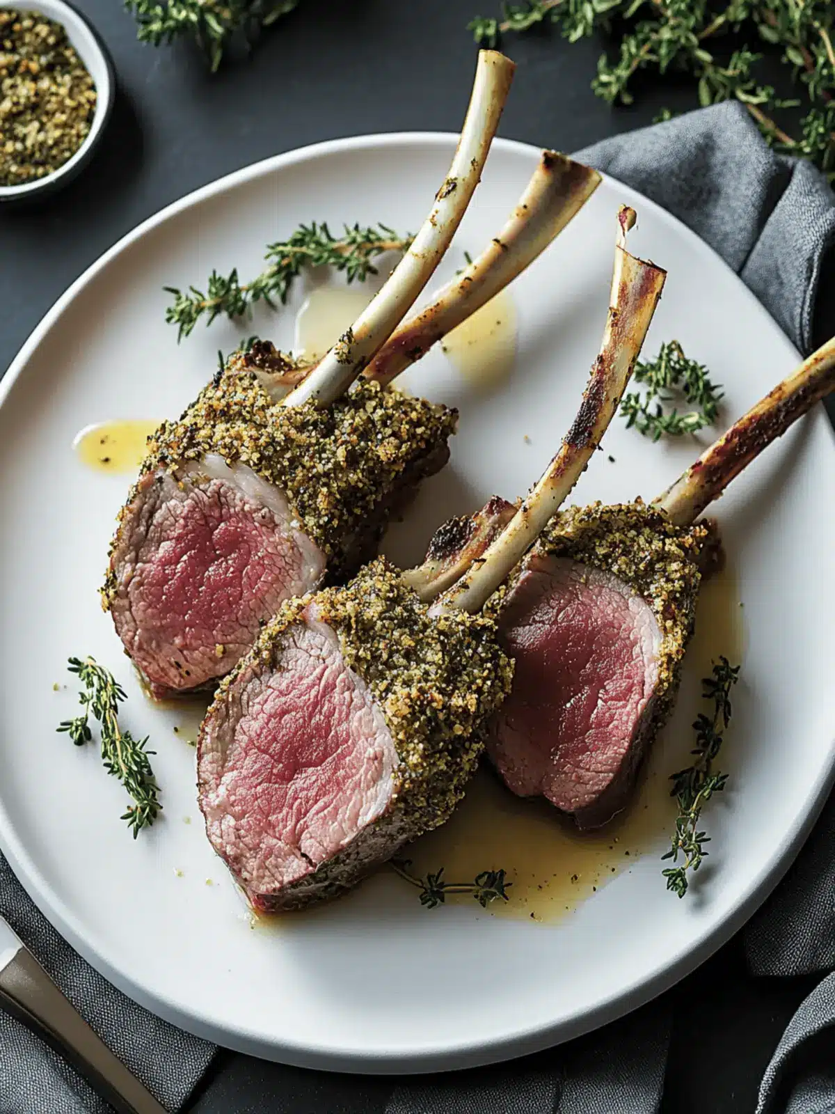 Herb Crusted Lamb Rack