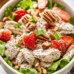 Strawberry Poppy Seed Pecan Chicken Salad