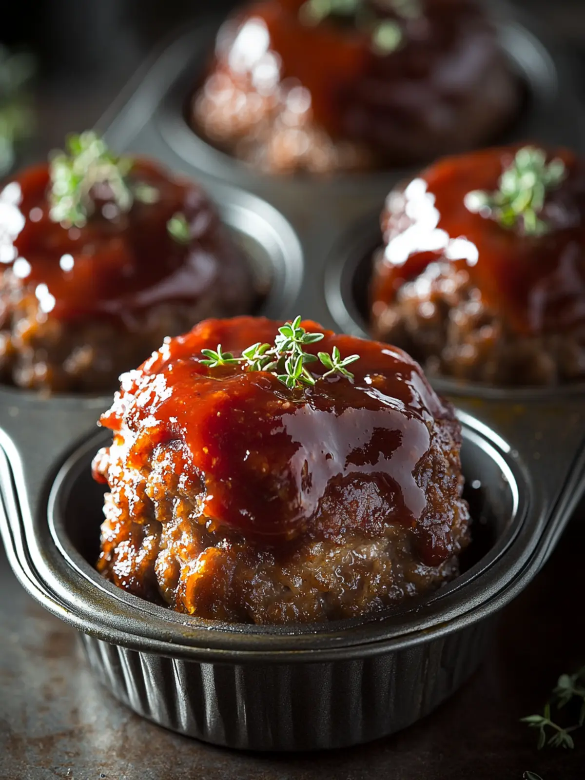 Meatloaf in a Muffin Pan