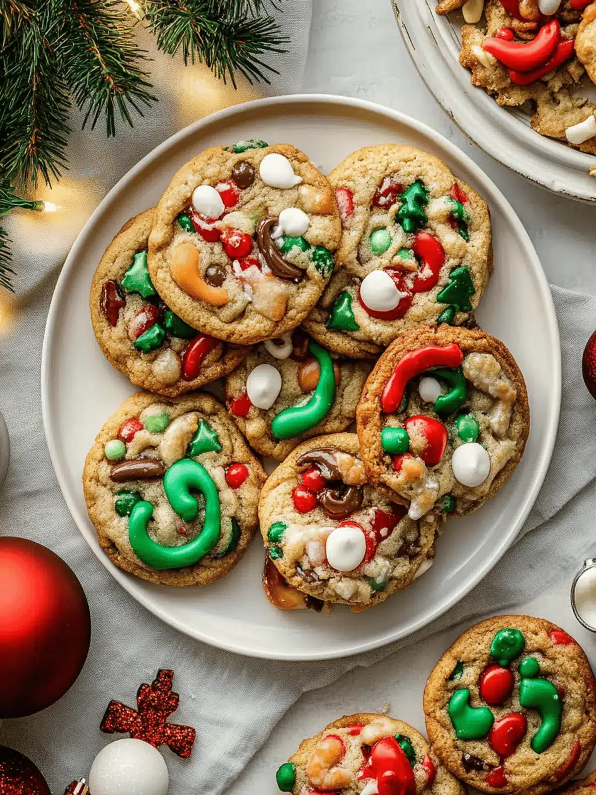 Christmas Monster Cookies