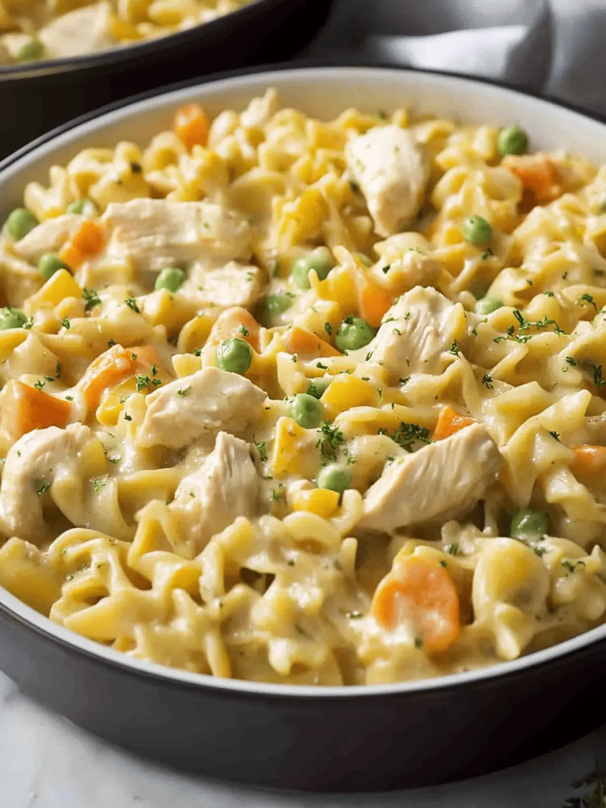 Chicken Pot Pie Pasta