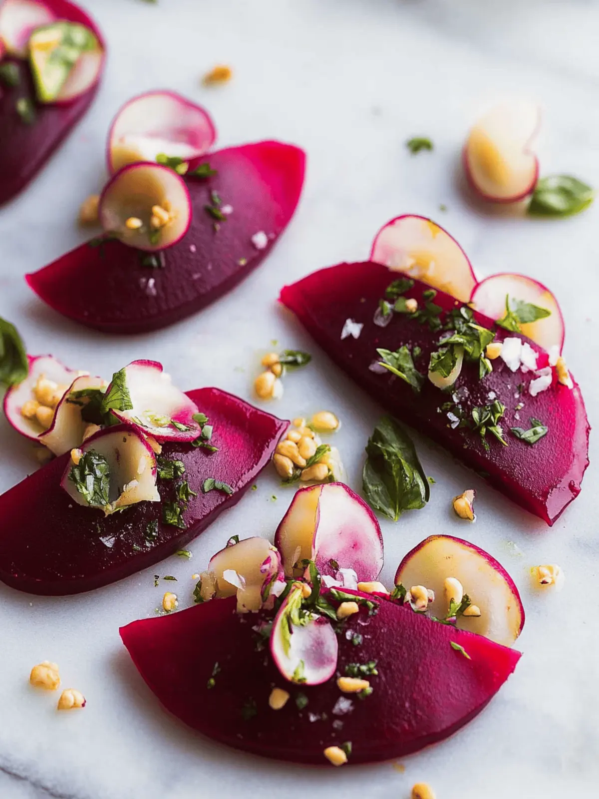Raw Beet Ravioli with Vegan Cashew Cheese