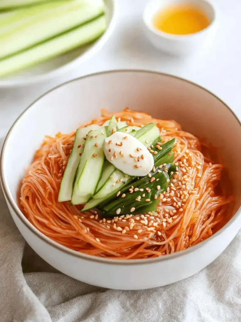 Korean Kimchi Bibim Guksu