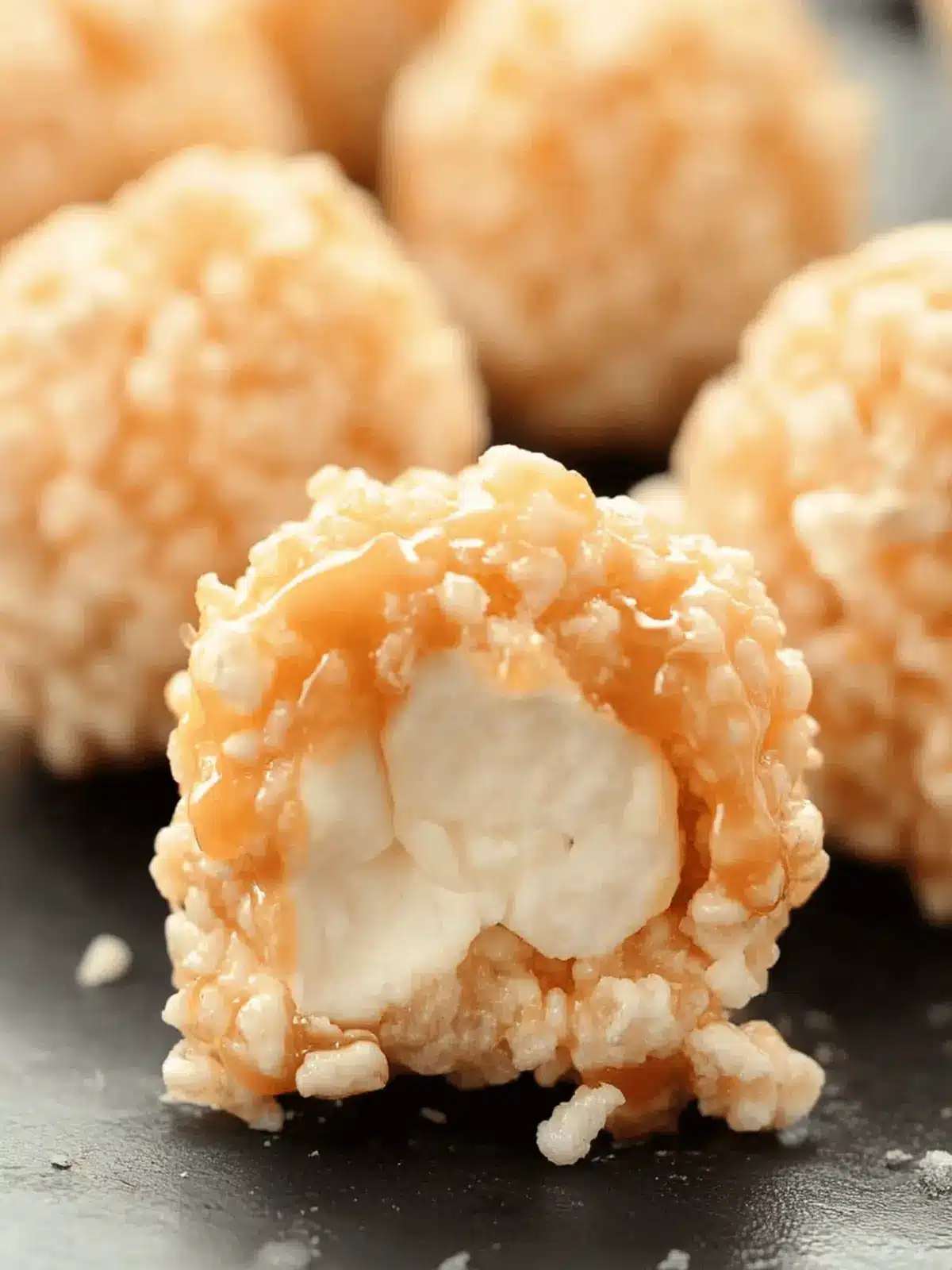 Delicious Caramel Marshmallow Rice Krispie Balls You'll Love Caramel Marshmallow Rice Krispie Balls