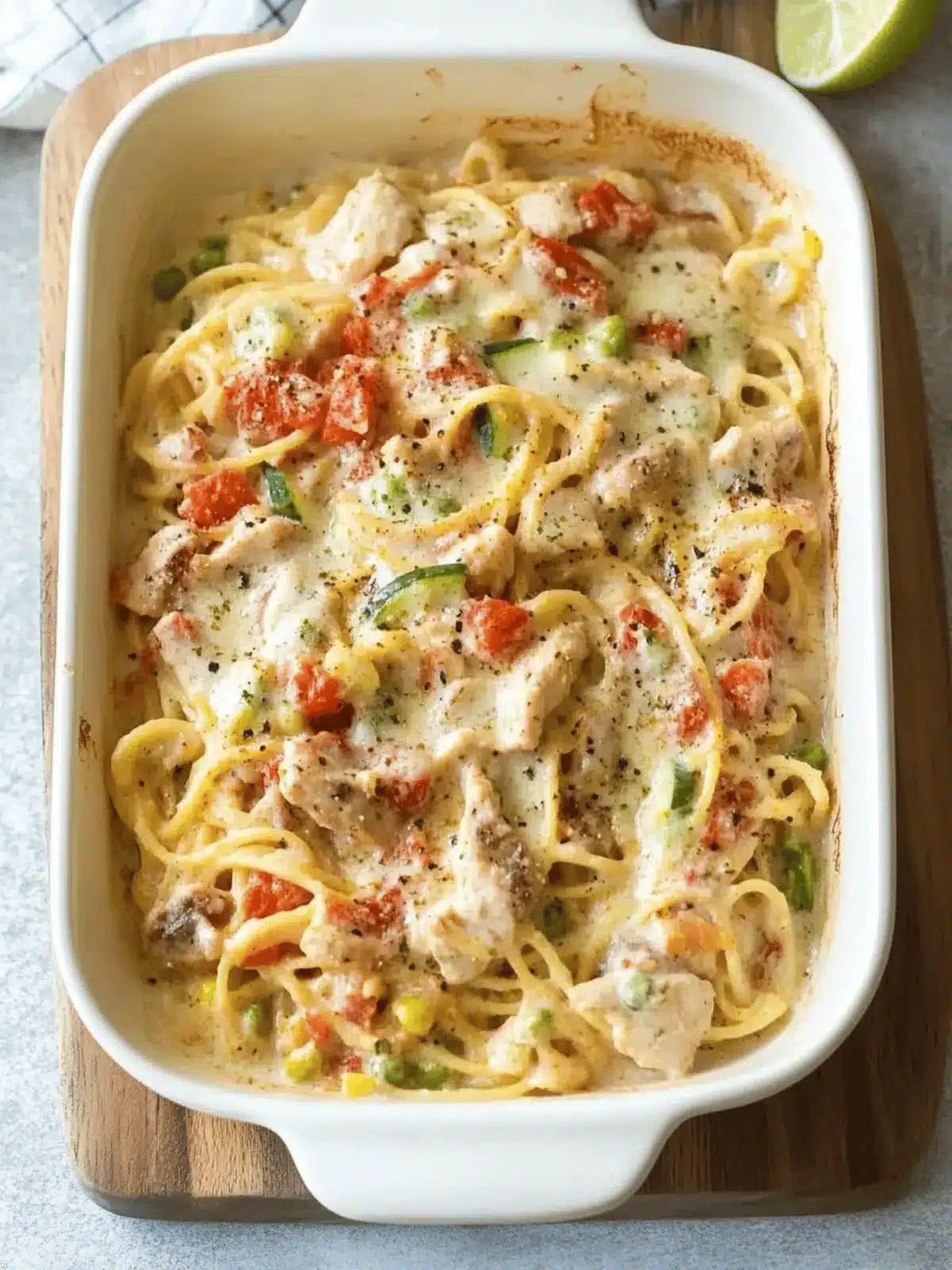 Low Carb Chicken Spaghetti