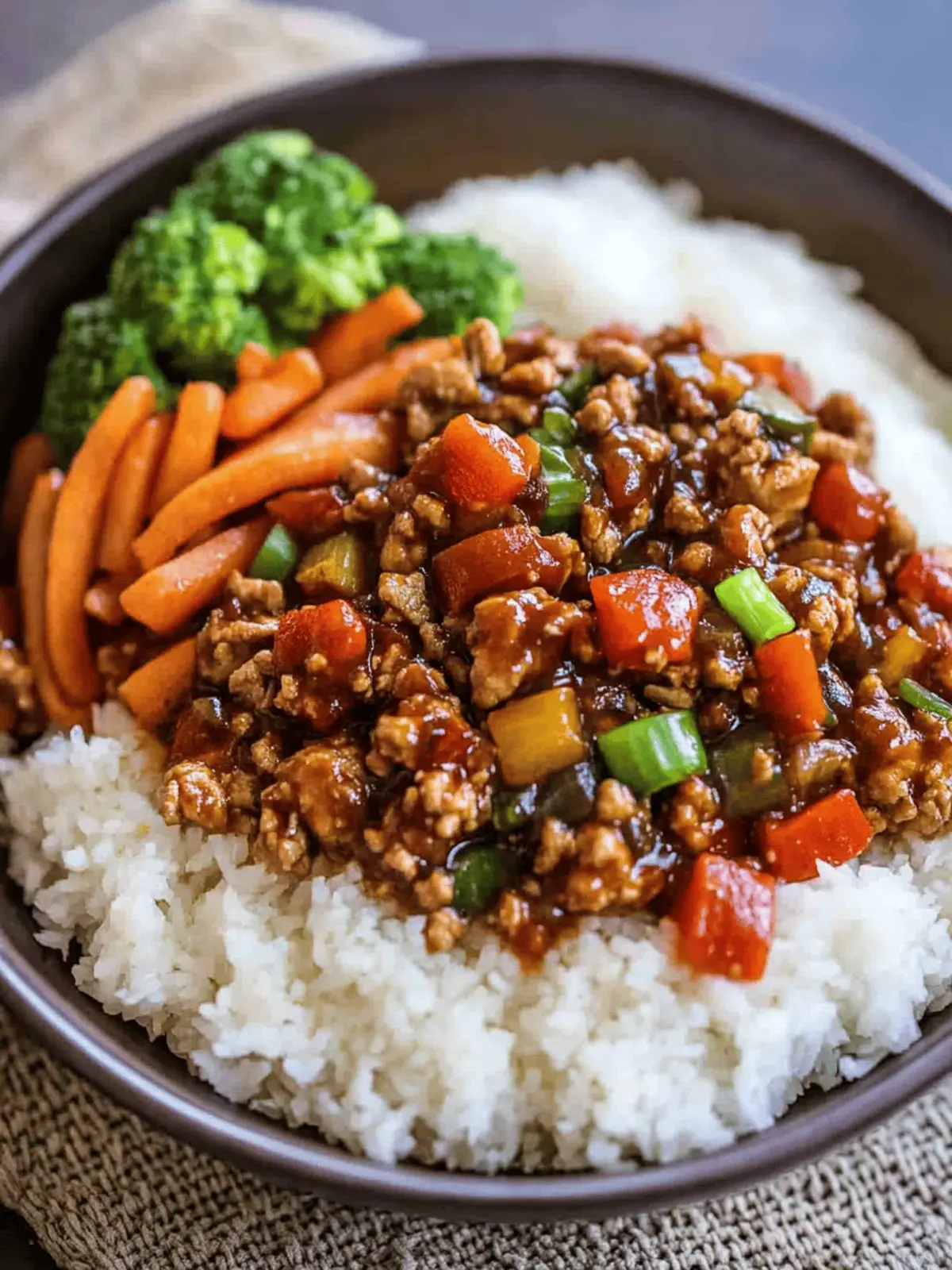Ground Kung Pao Chicken
