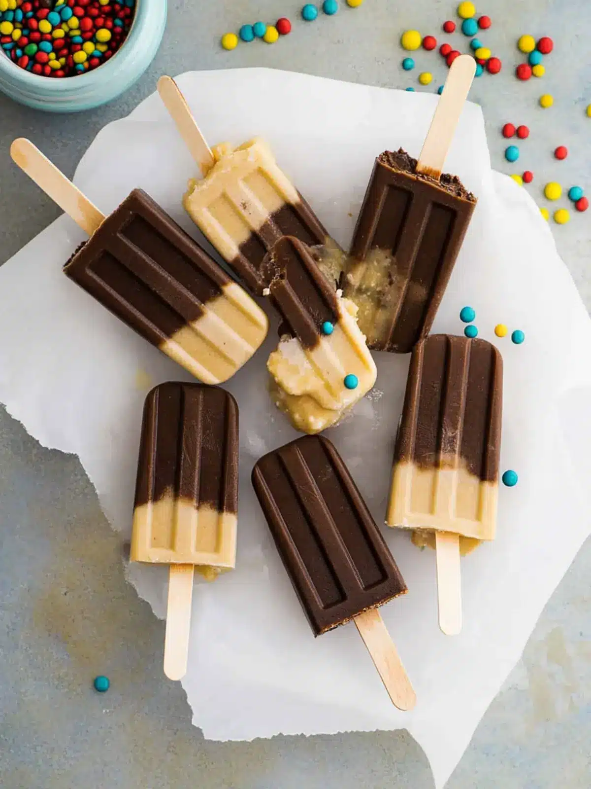 Peanut Butter and Banana Popsicles for a Sweet Summer Treat Peanut Butter and Banana Popsicles