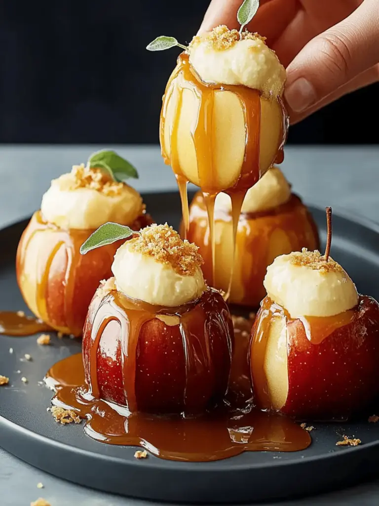 Caramel-Stuffed Bloomin’ Apples