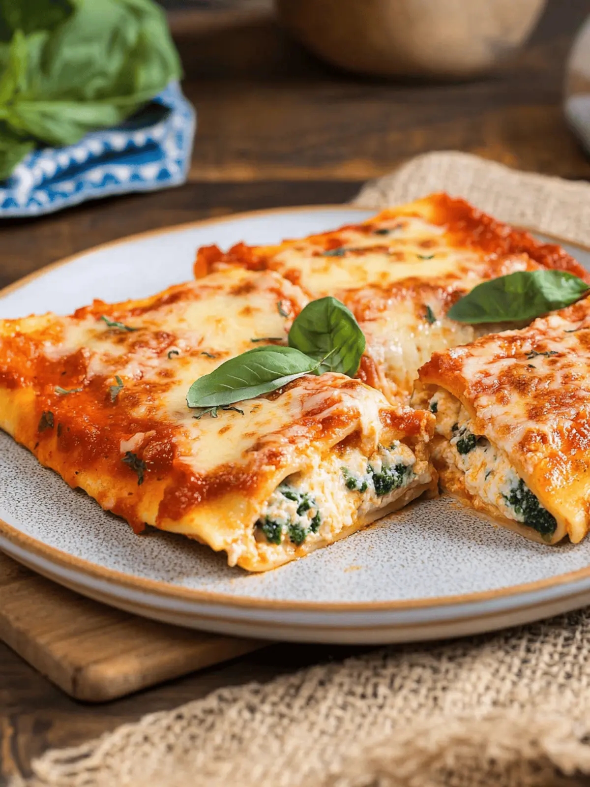 3 Cheese Manicotti