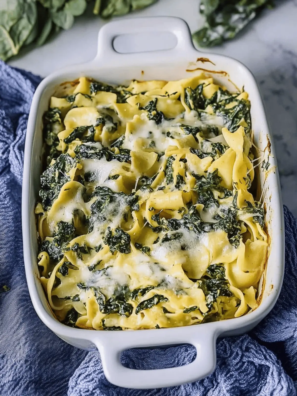 Delicious Vegan Spinach Noodle Kugel for Comforting Meals Vegan Spinach Noodle Kugel