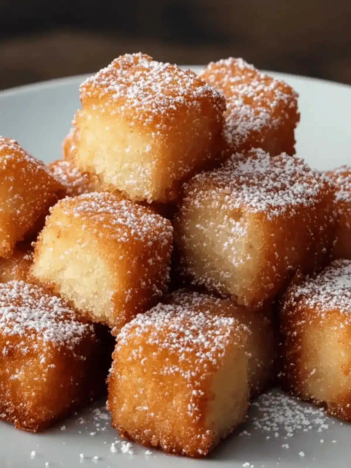 Crispy Angel Cake Churro Bites