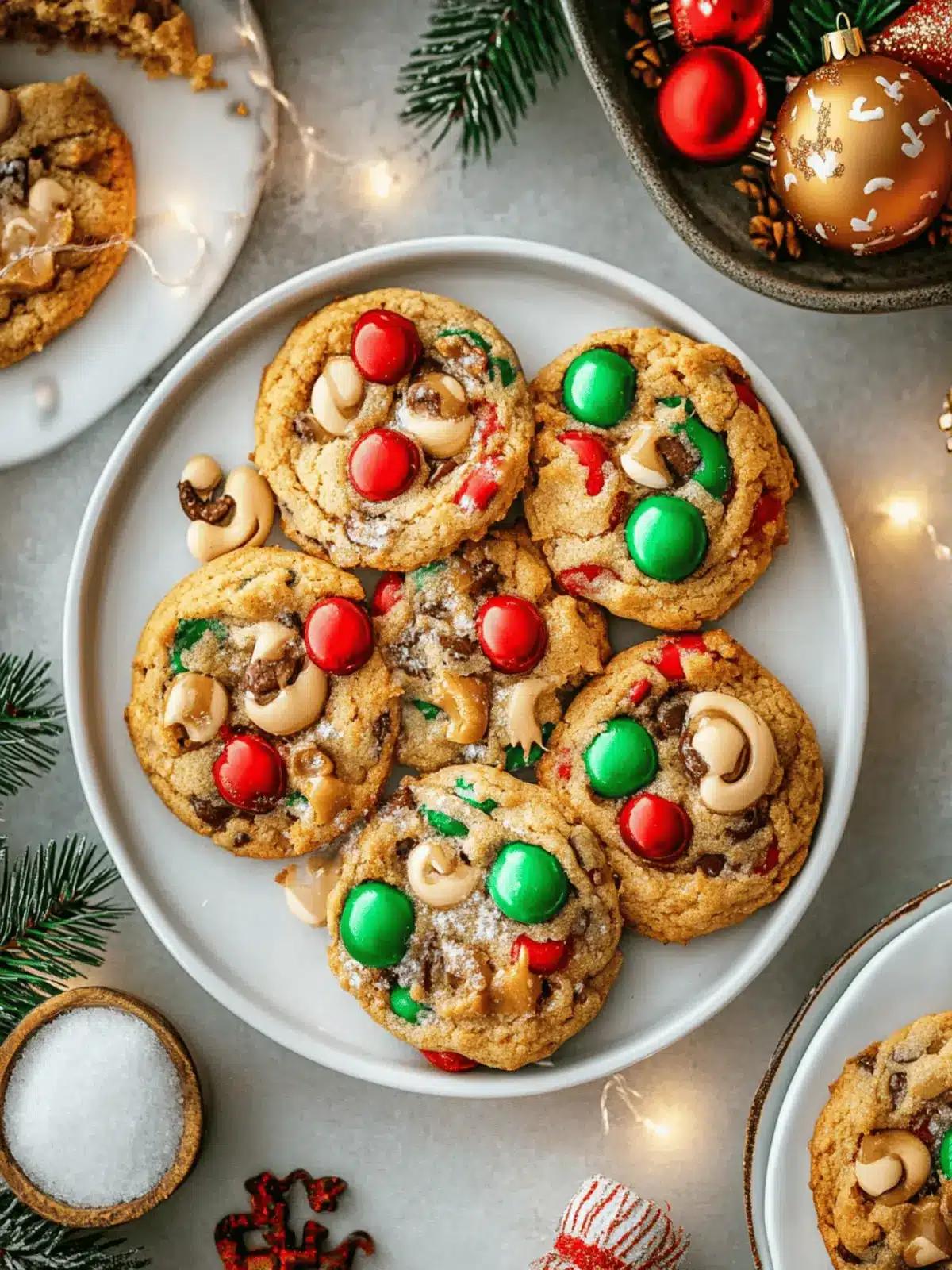 Christmas Monster Cookies