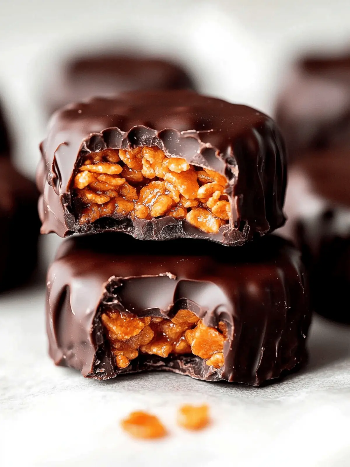Chocolate Peanut Butter Cornflake Bites
