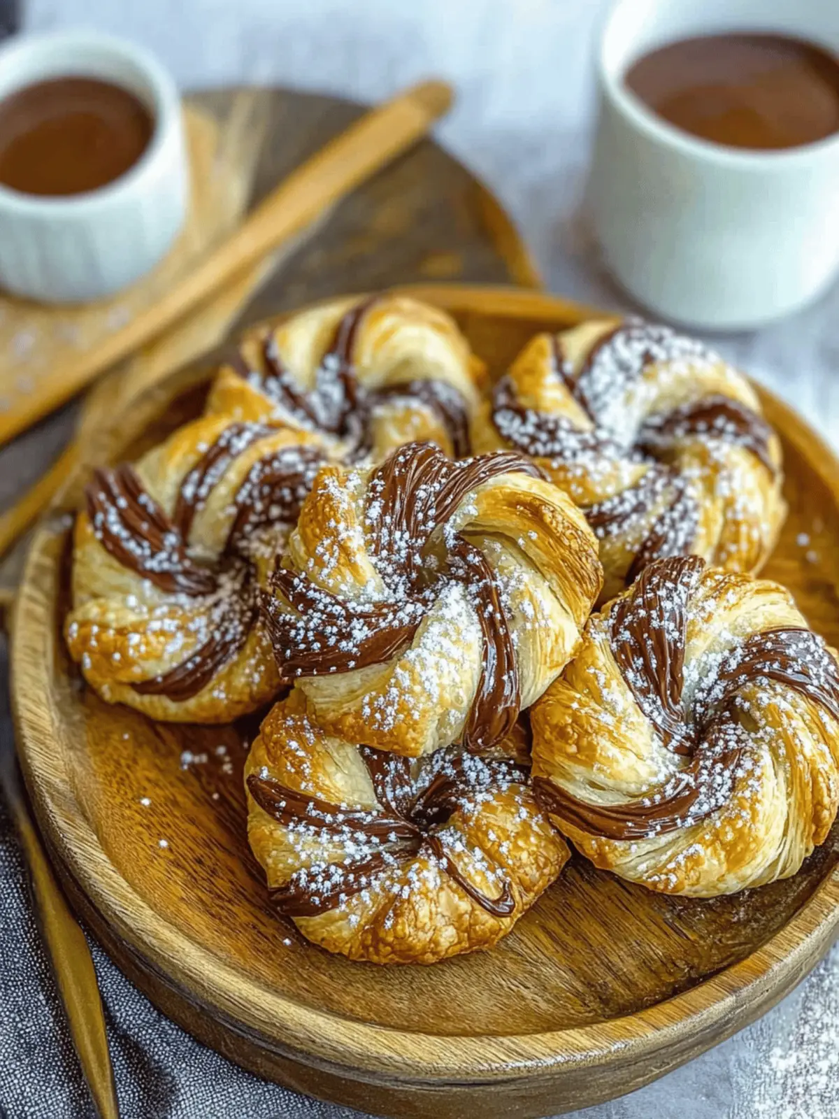 Nutella Puff Pastries