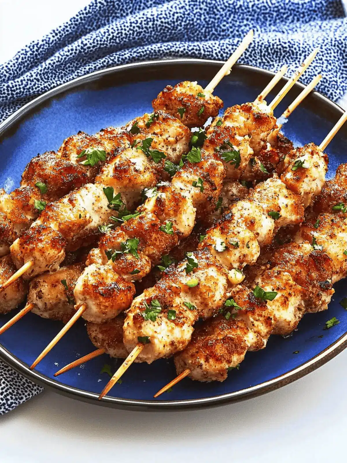 Savor This Chicken Spiedini with Zesty Garlic Butter Bliss Chicken Spiedini