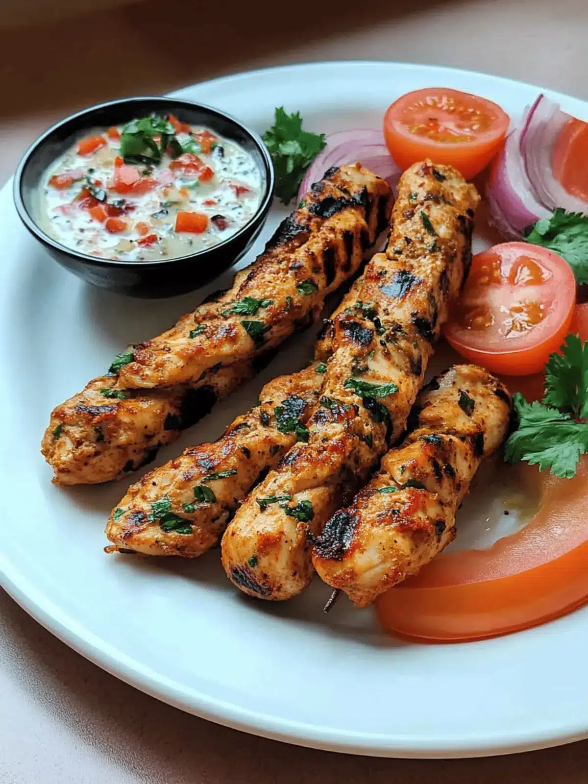 Chicken Adana Kebabs