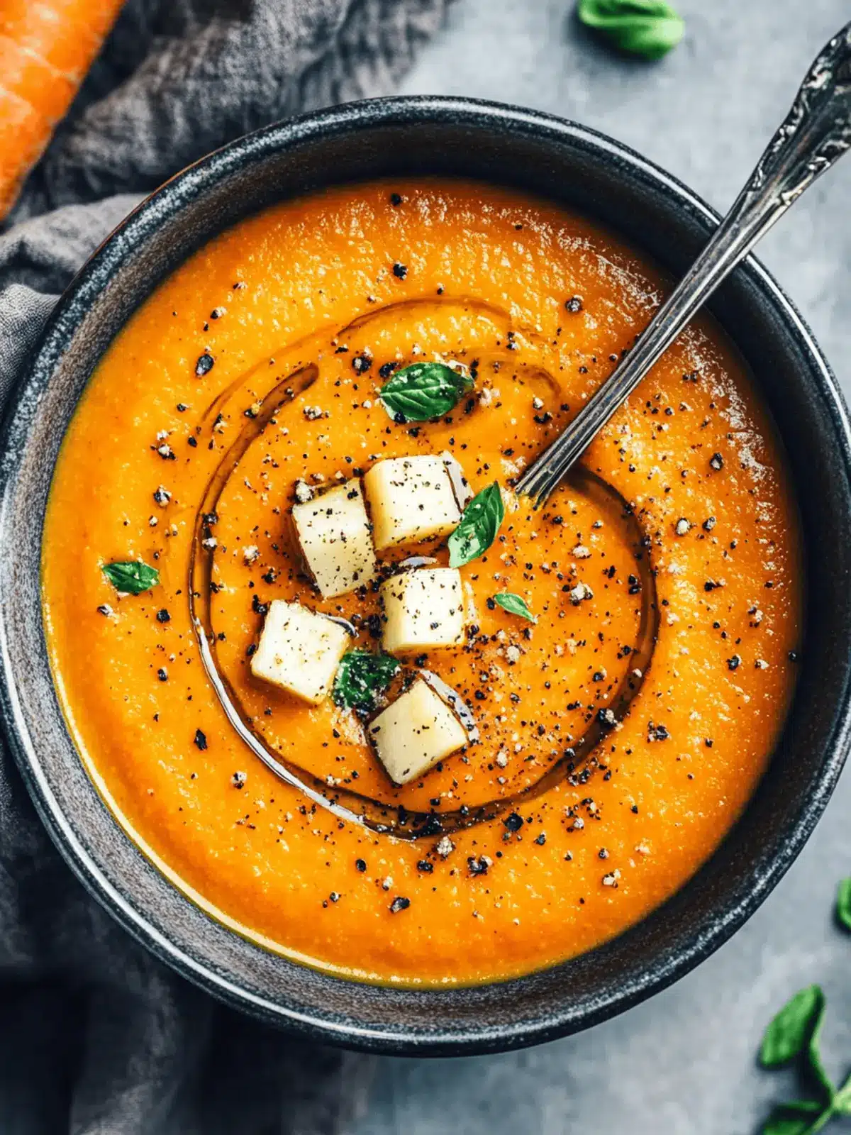 Irresistibly Creamy Roasted Carrot Soup That Comforts You Roasted Carrot Soup