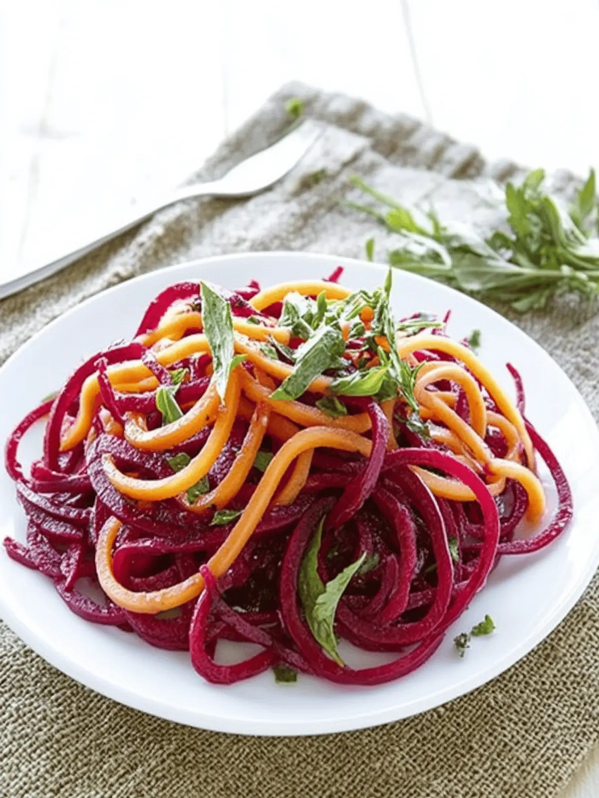 Vibrant Spiralized Beet Salad for a Fresh Flavor Burst Spiralized Beet Salad
