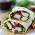 Balsamic Chicken Goat Cheese Wraps
