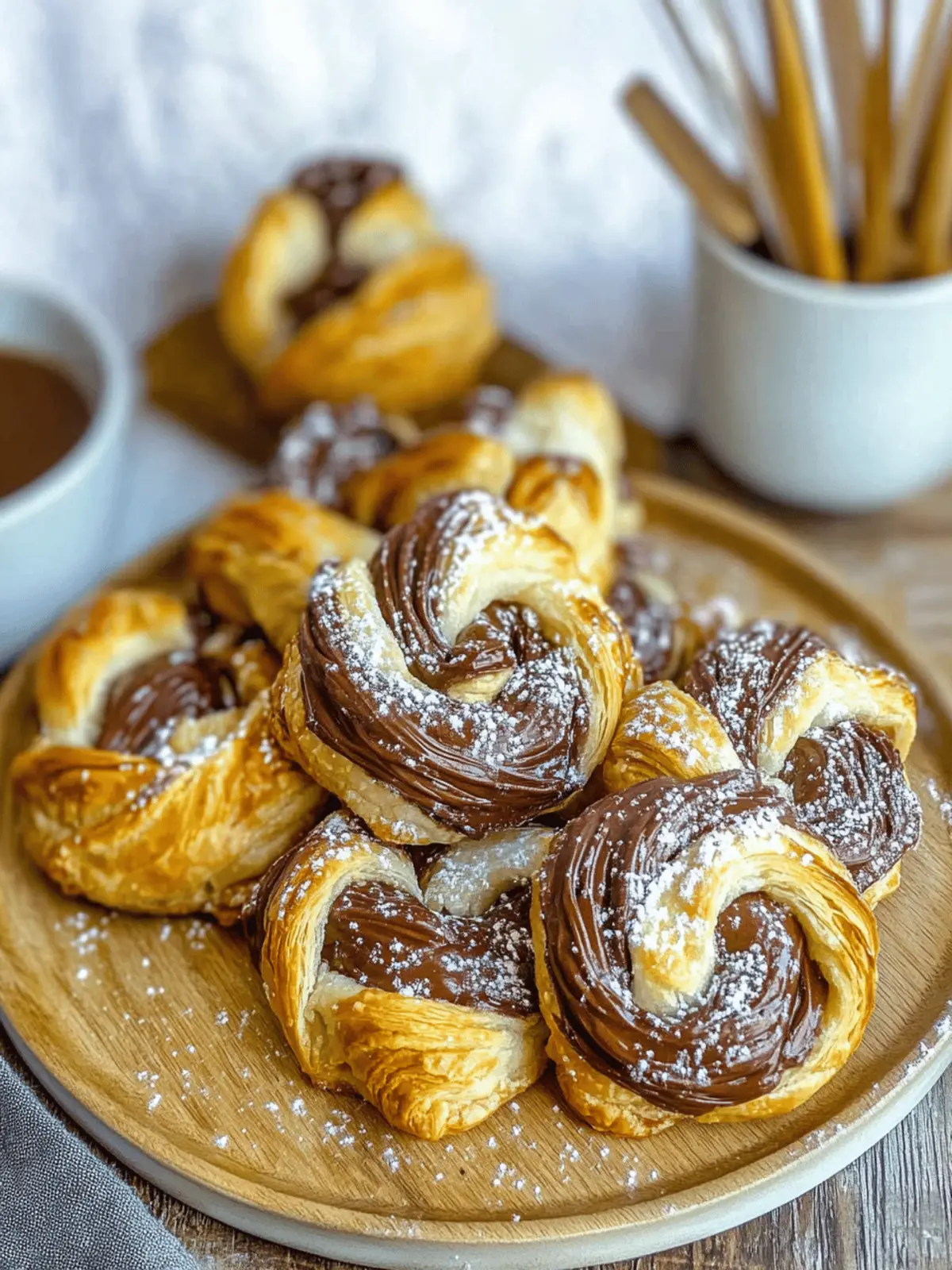 Nutella Puff Pastries