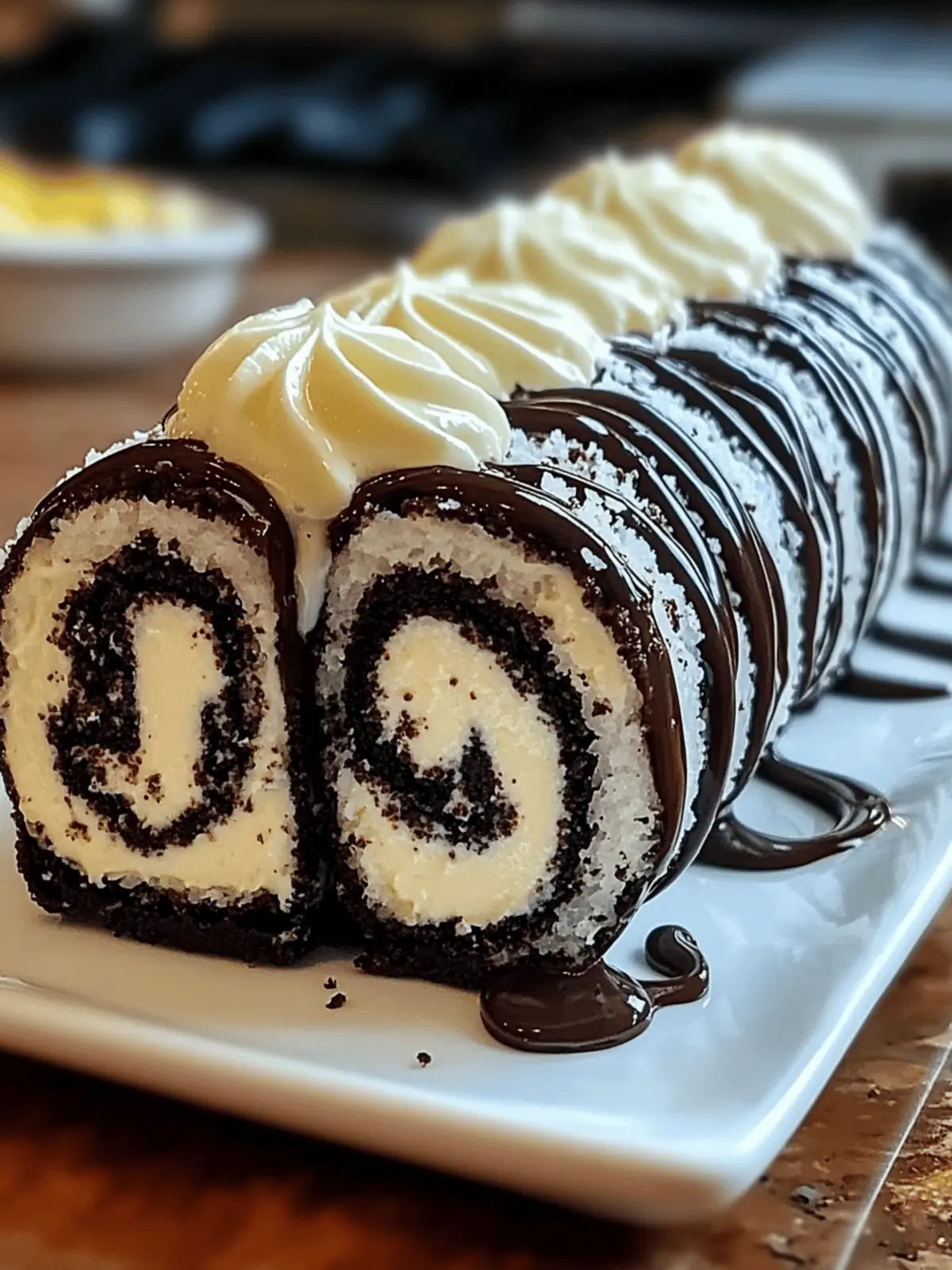 No-Bake Oreo Cheesecake Sushi Rolls