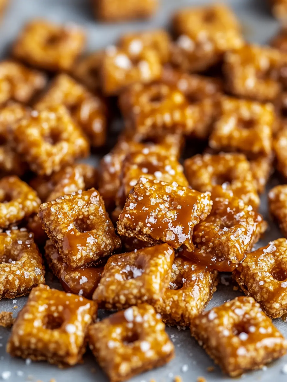 Salted Caramel Cracker Bites