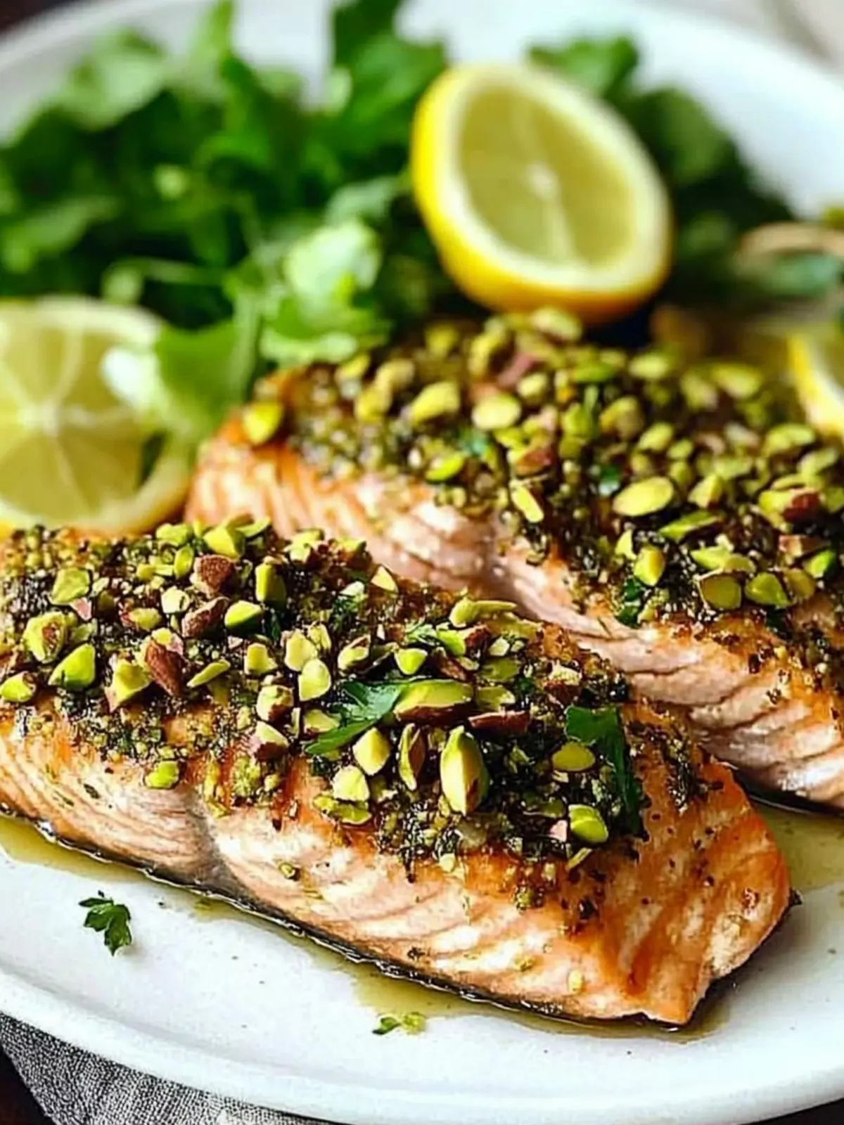 Maple Pistachio Salmon