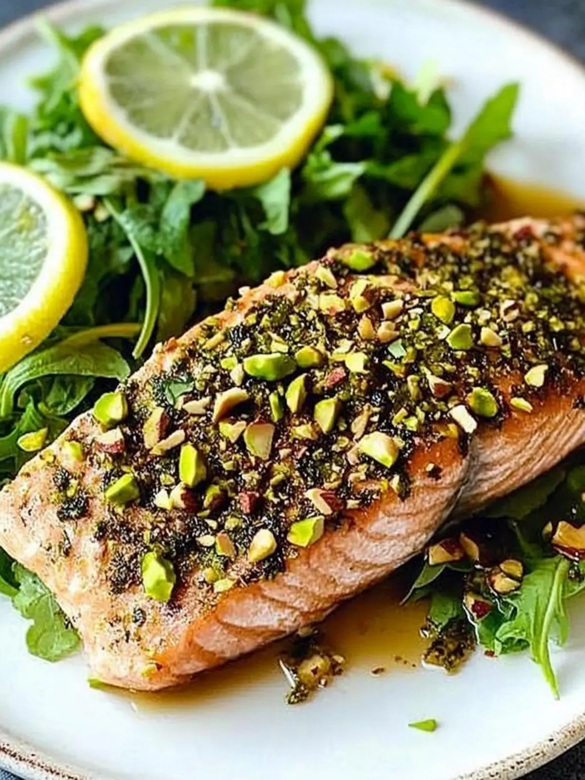 Maple Pistachio Salmon