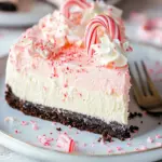 Candy Cane No Bake Cheesecake