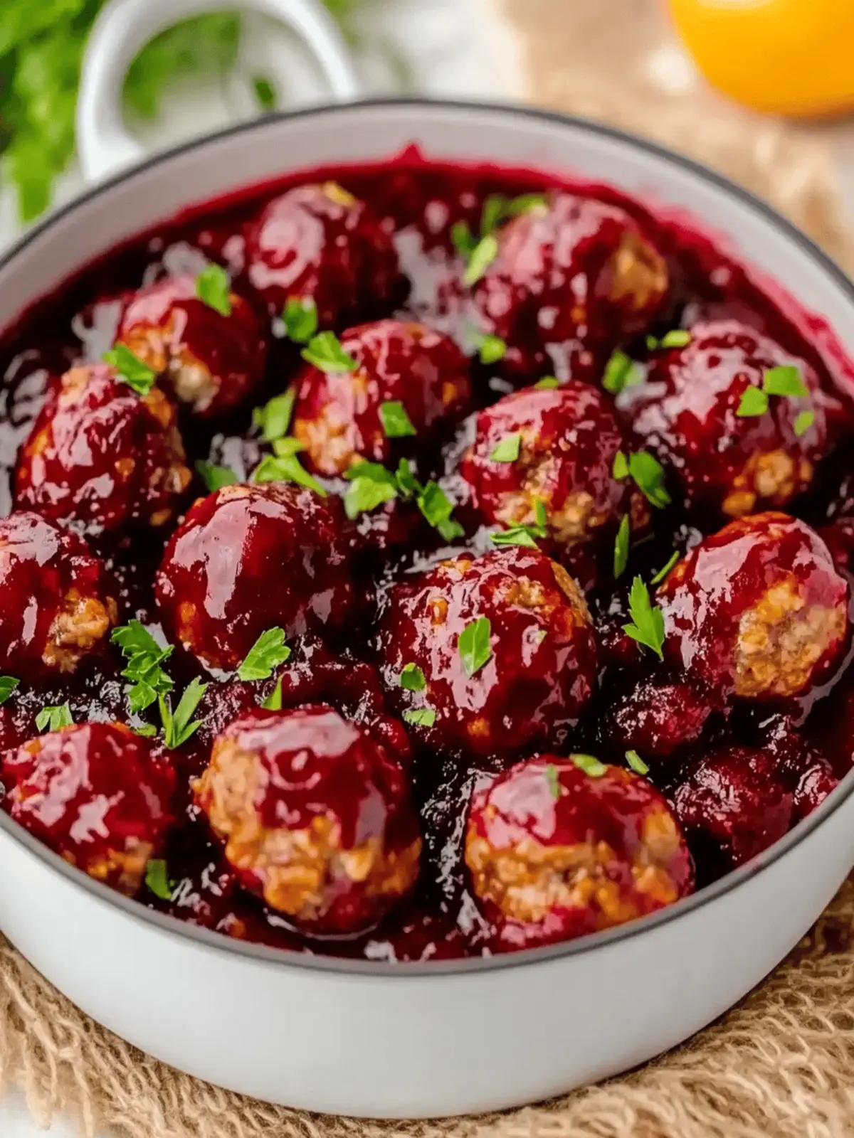 Easy Cranberry Meatballs for a Holiday Hit at Home Cranberry Meatballs