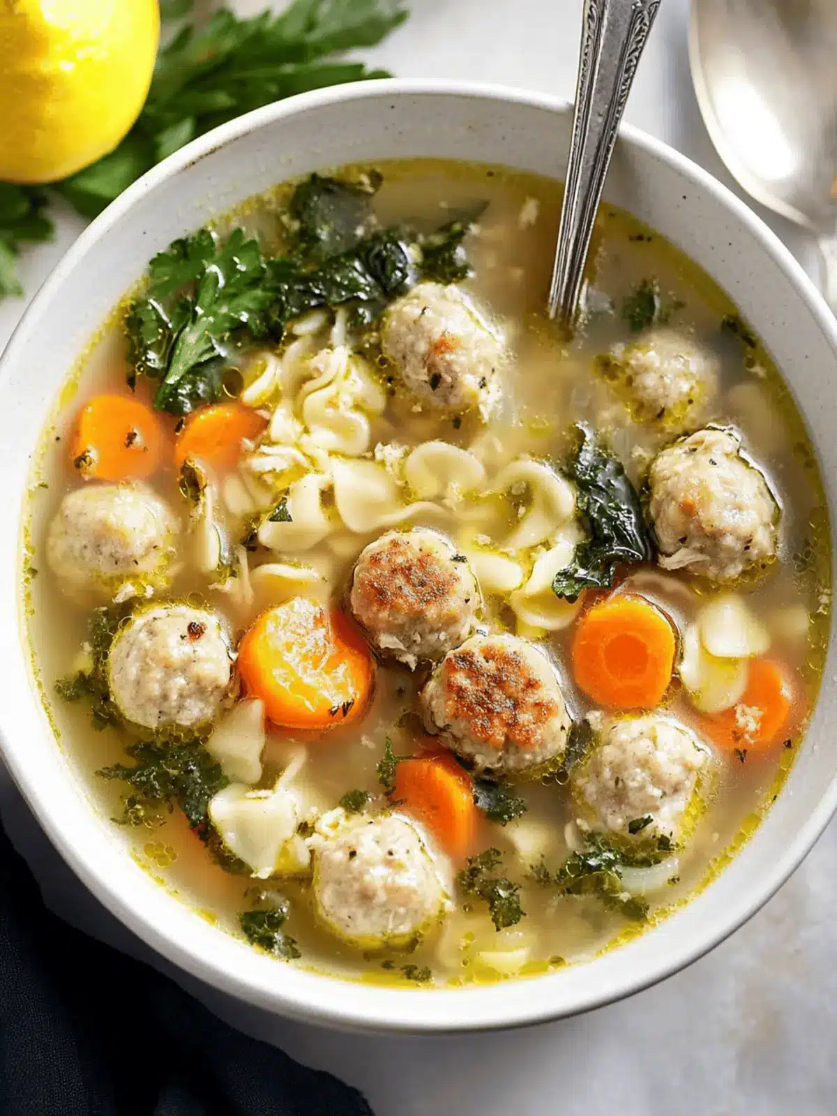 Chicken Meatball Soup