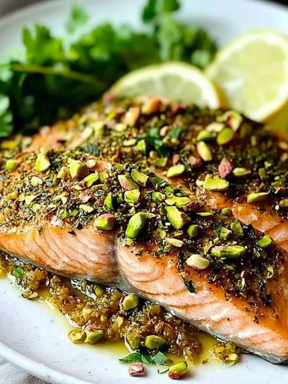Maple Pistachio Salmon