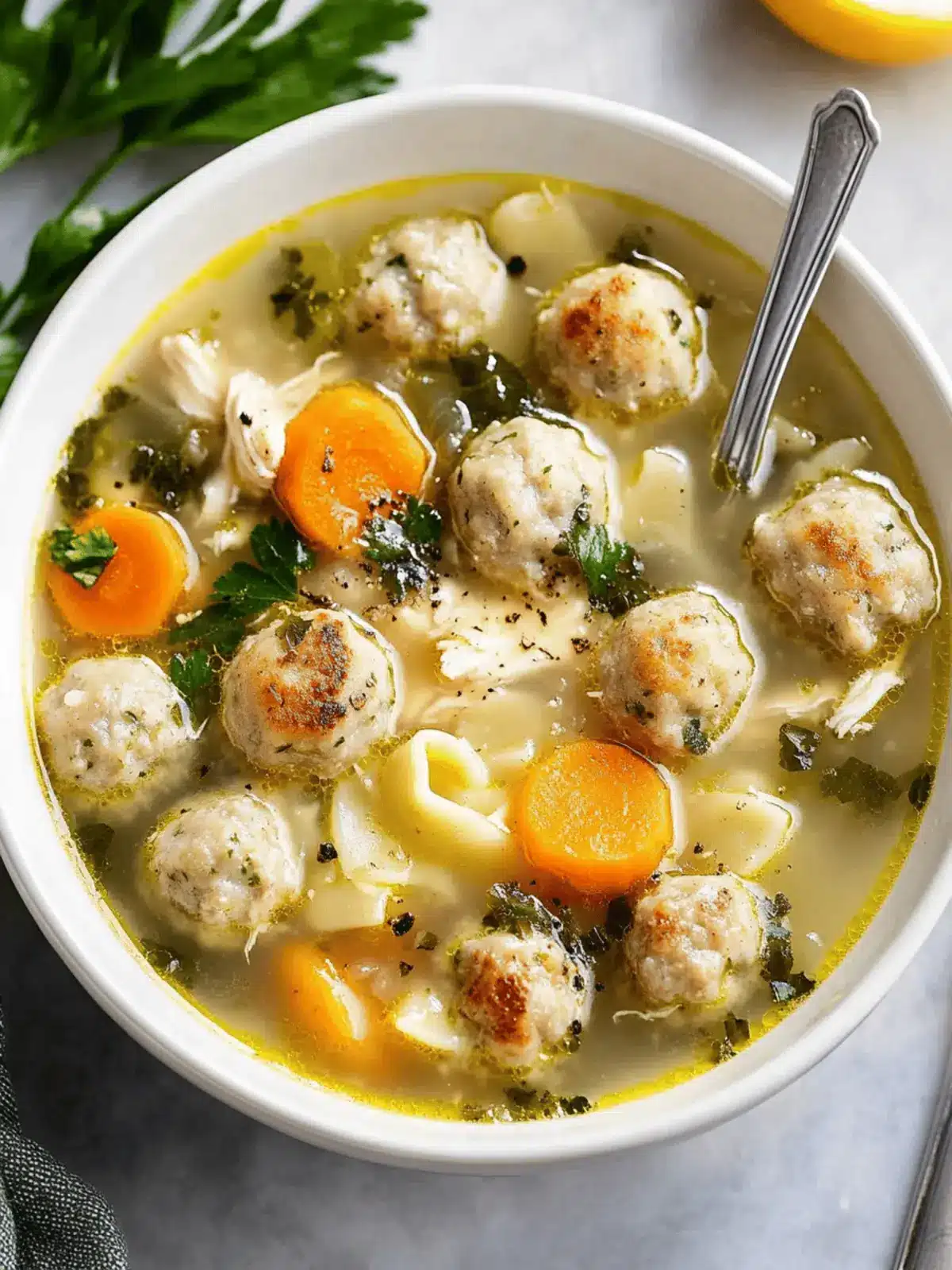 Chicken Meatball Soup