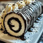 No-Bake Oreo Cheesecake Sushi Rolls