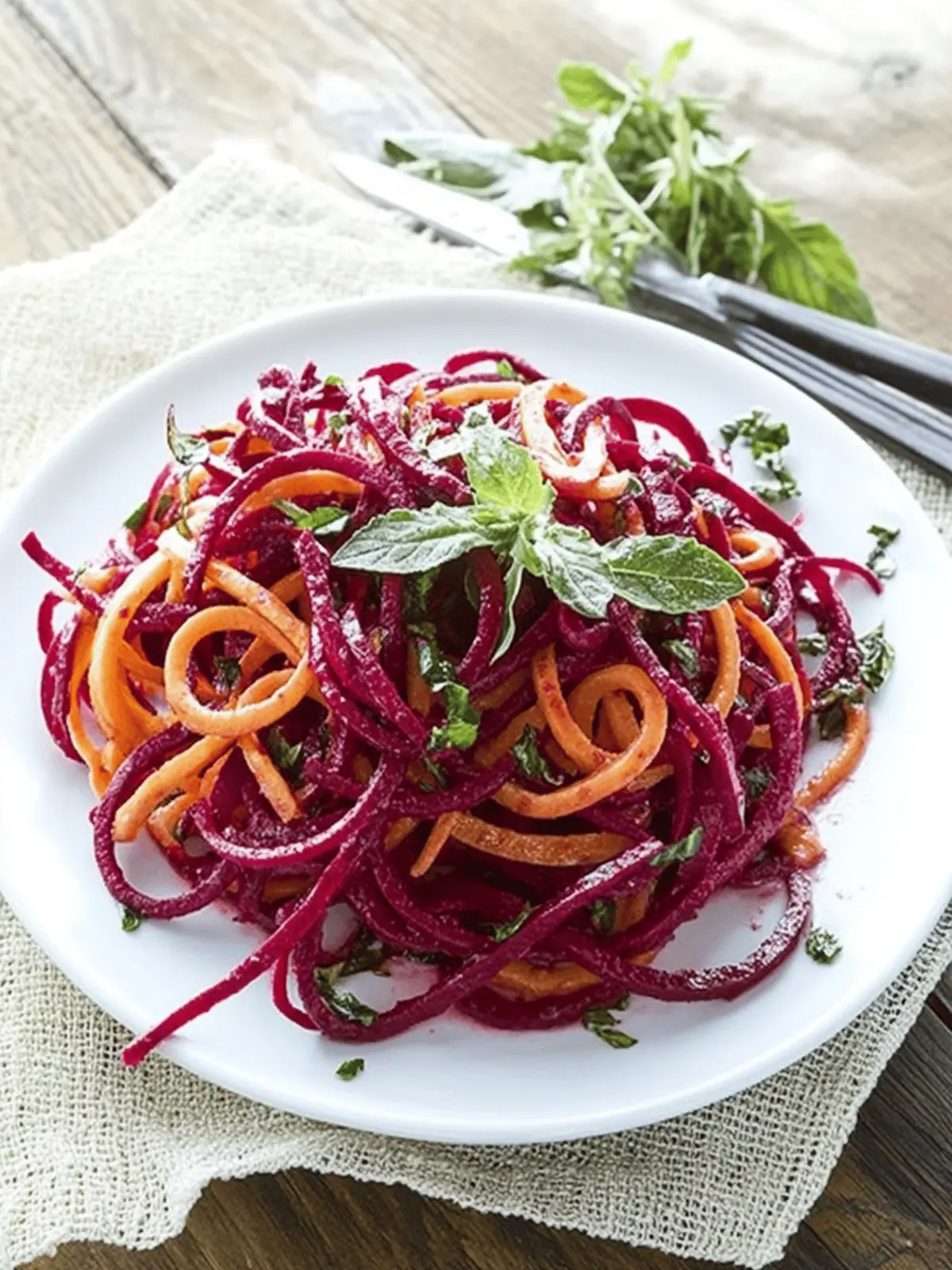 Vibrant Spiralized Beet Salad for a Fresh Flavor Burst Spiralized Beet Salad