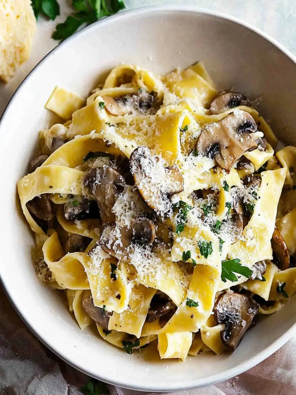 Mushroom Pappardelle