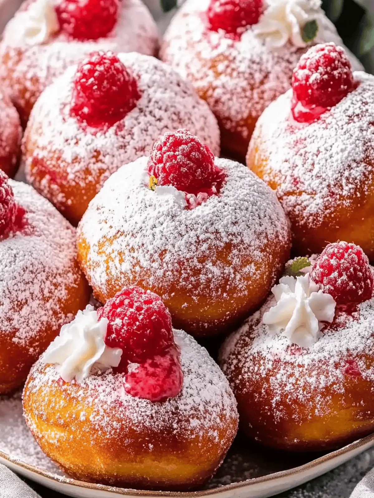Gluten Free Raspberry Doughnuts