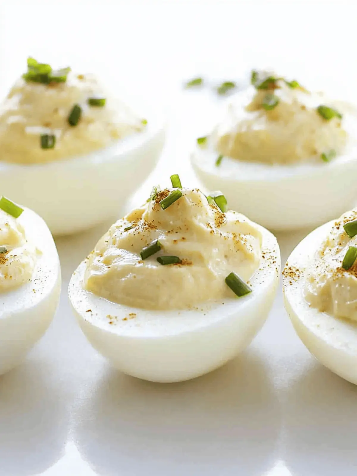 Creamy French Onion Deviled Eggs