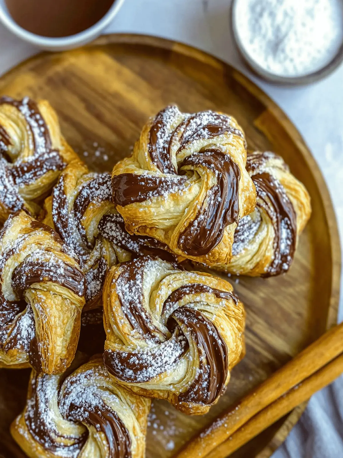 Nutella Puff Pastries