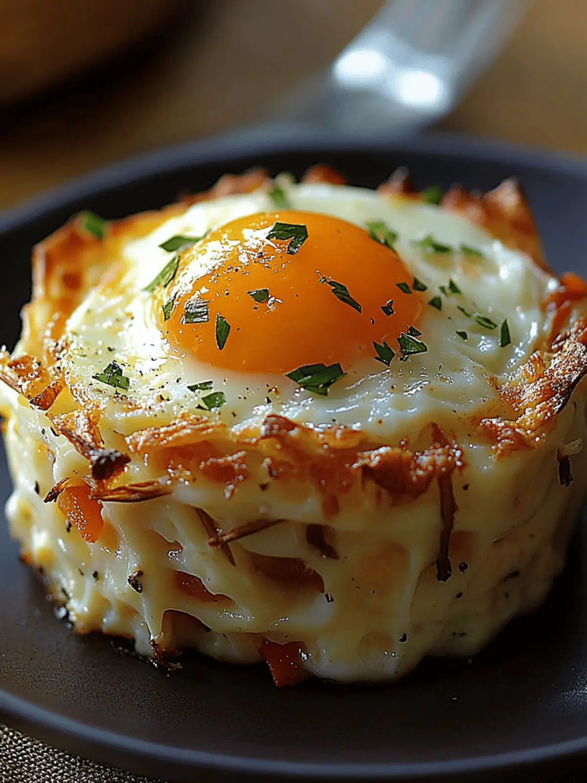 Baked Eggs Napoleon