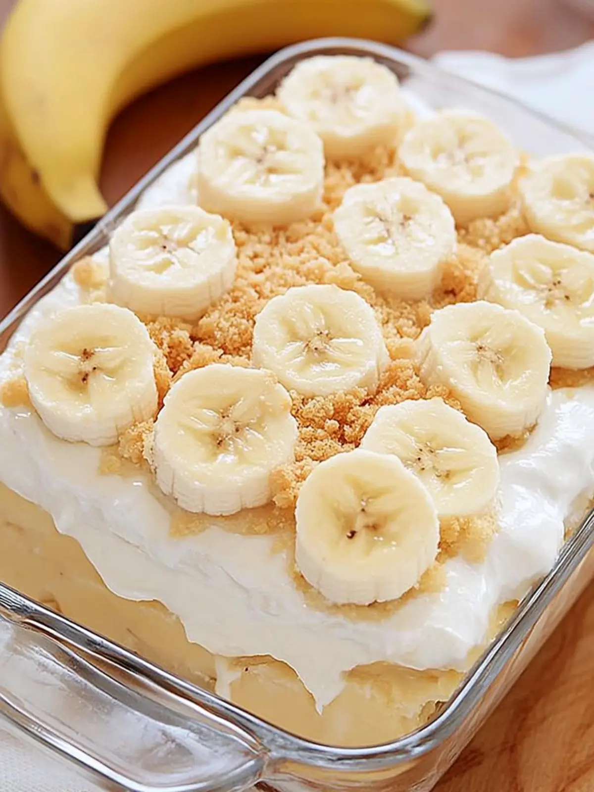 No Bake Banana Pudding Lasagna