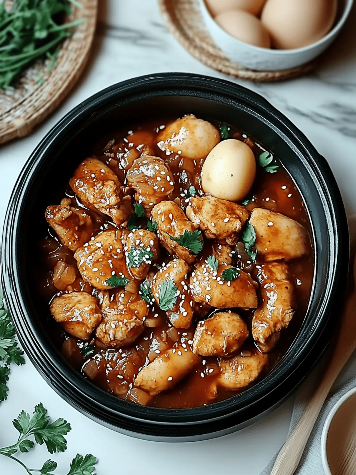 Jjimdak Korean Braised Chicken