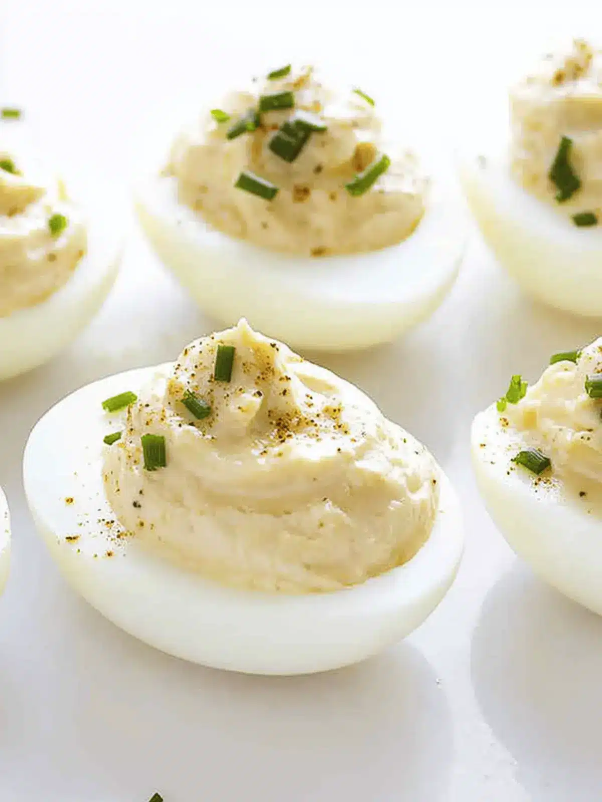 Creamy French Onion Deviled Eggs