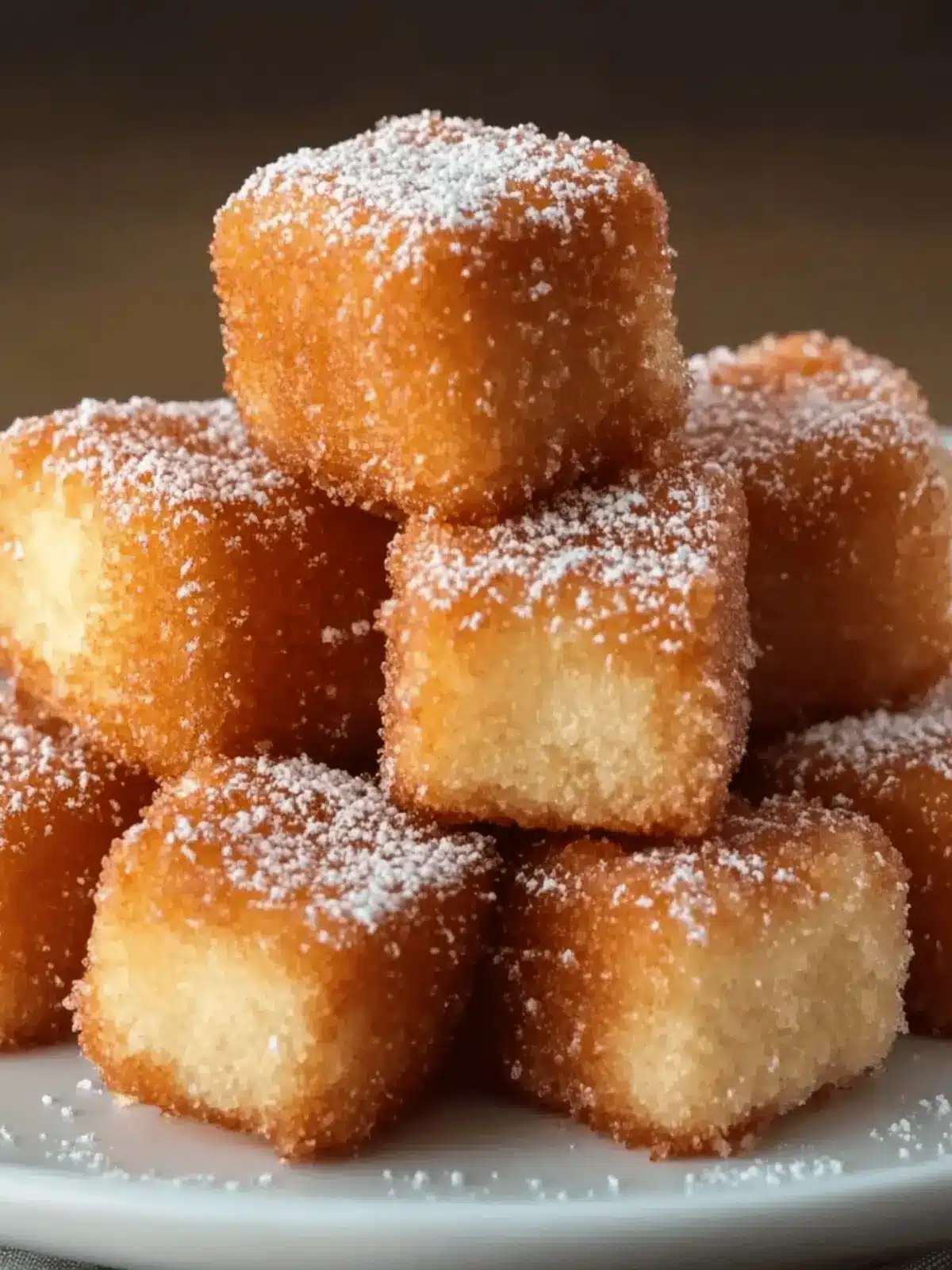 Crispy Angel Cake Churro Bites