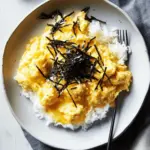 Japanese-Style Scrambled Eggs Over Rice for Cozy Comfort Japanese-Style Scrambled Eggs