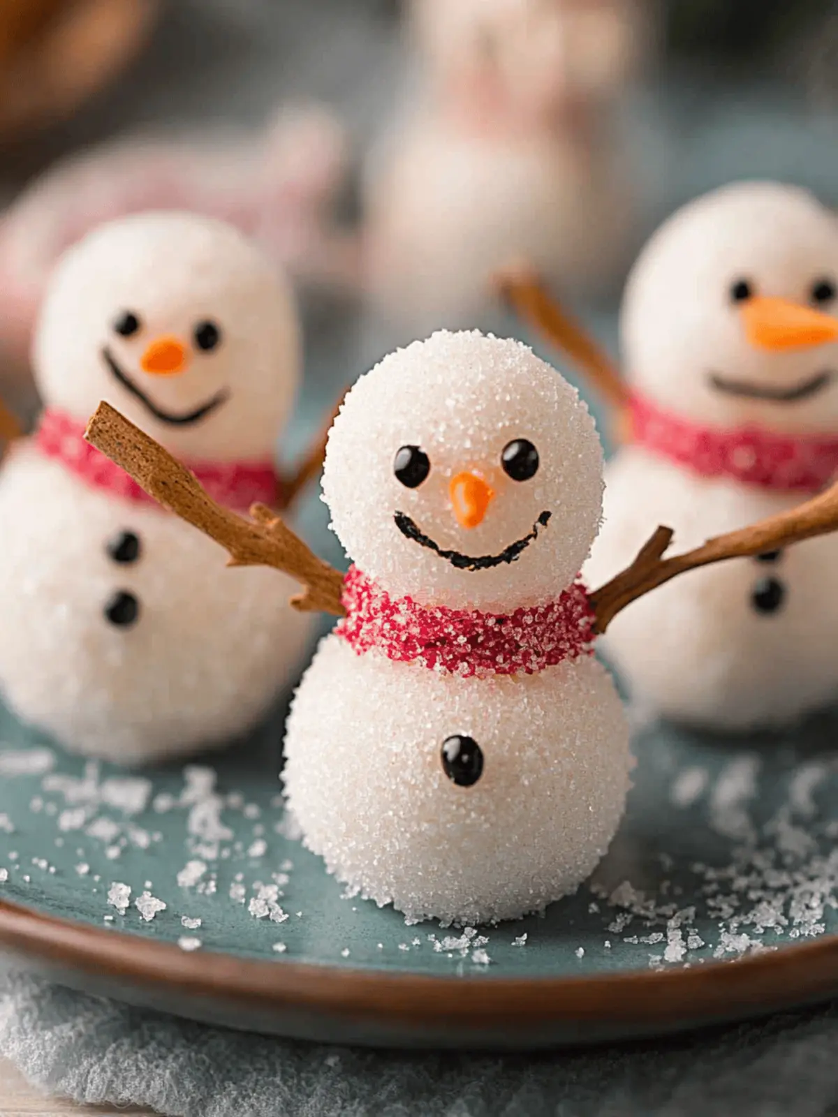 No-Bake Snowman Truffles