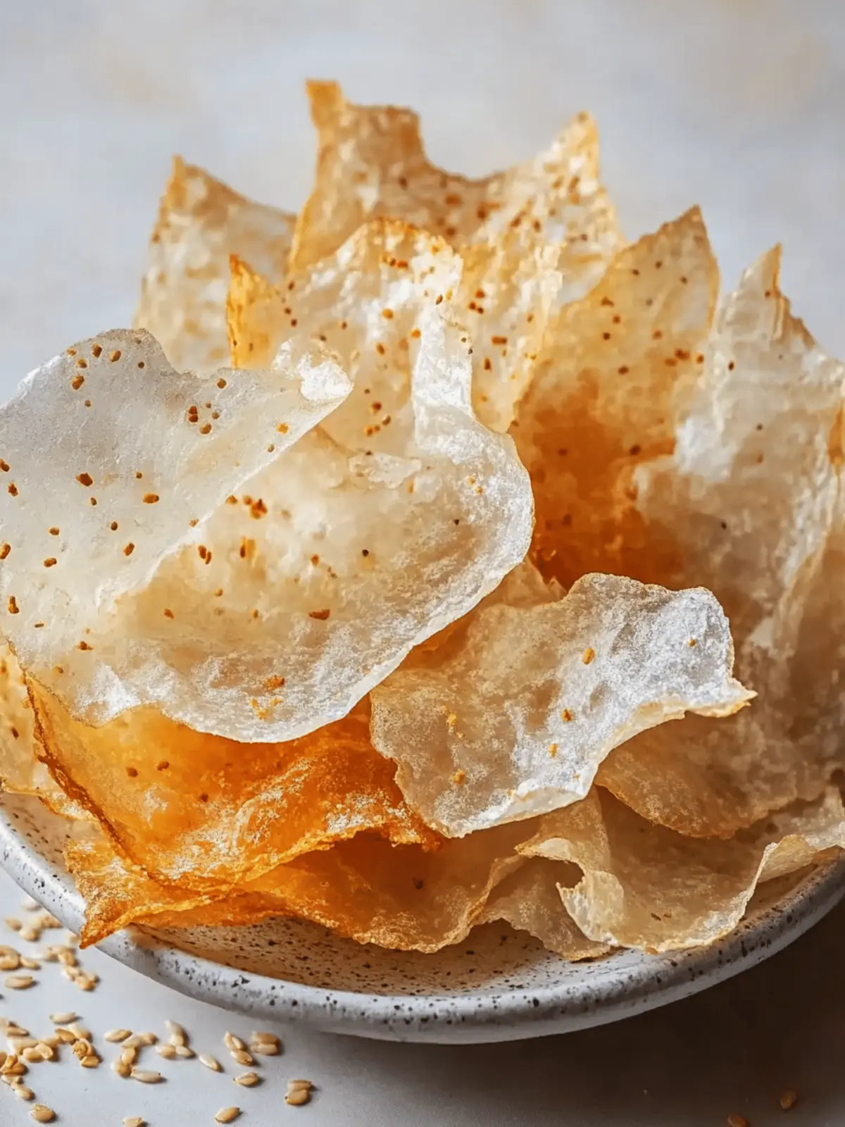 Rice Paper Chips