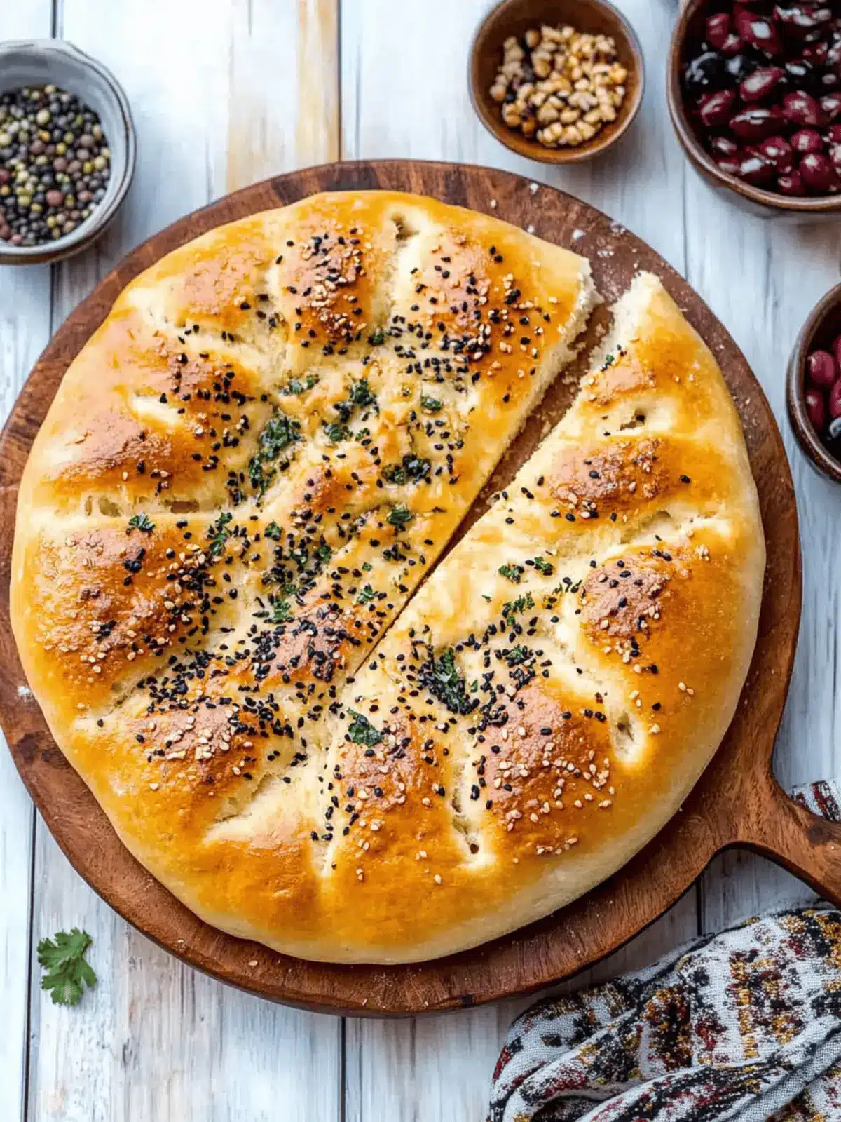 Mouthwatering Turkish Bread: Easy Recipe for Fresh Flavor Turkish Bread