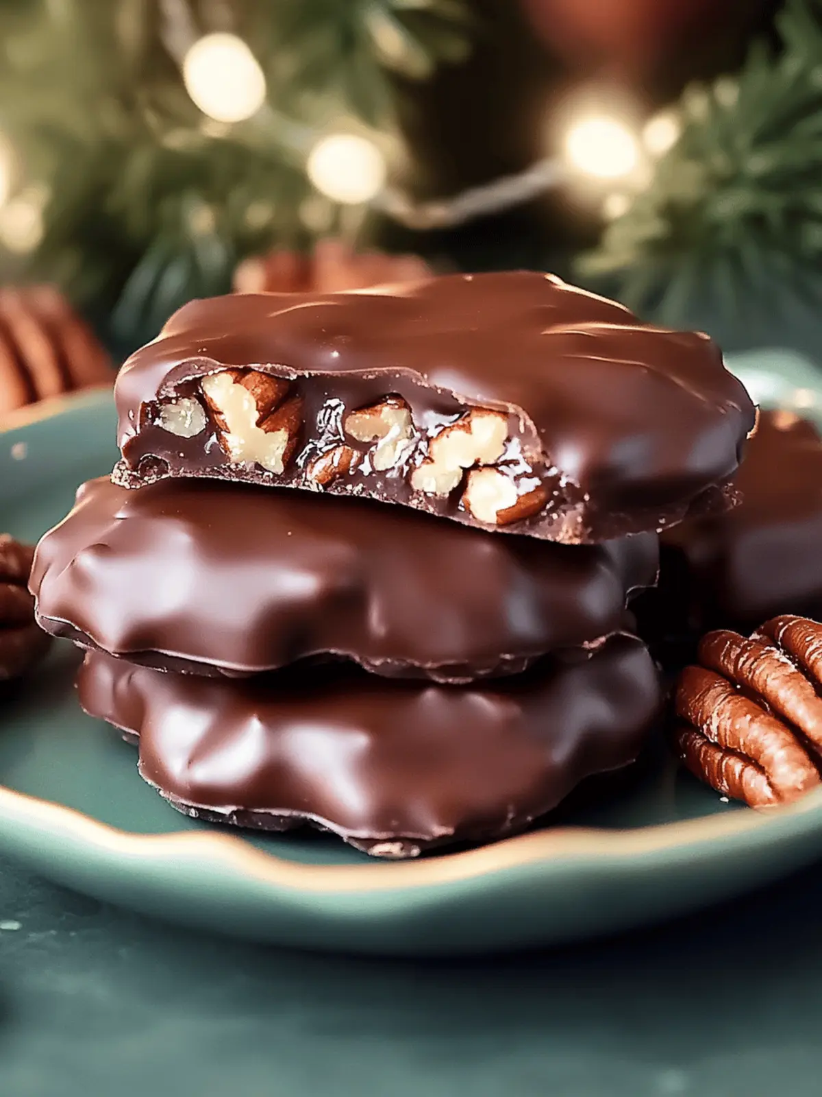 Christmas Pecan Turtles